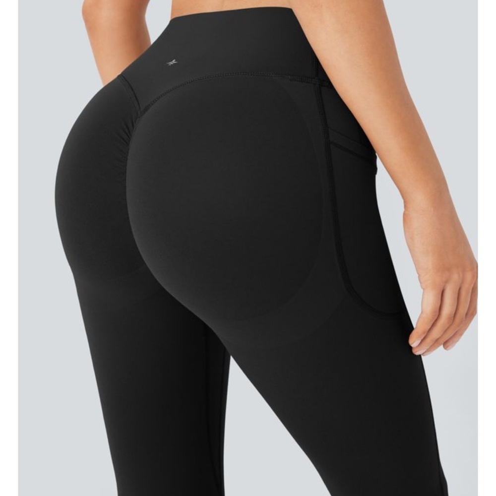 Halara ultrasculpt high waisted scrunch butt Black Leggings